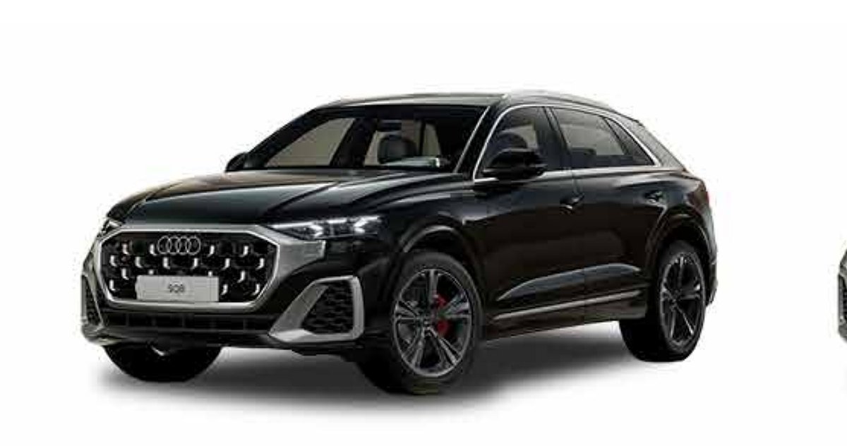 SQ8 in Mythos Black colour