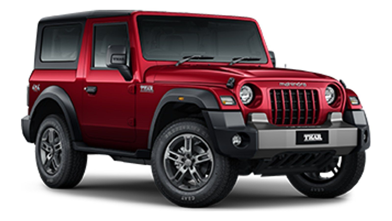 Mahindra Thar in Tango Red