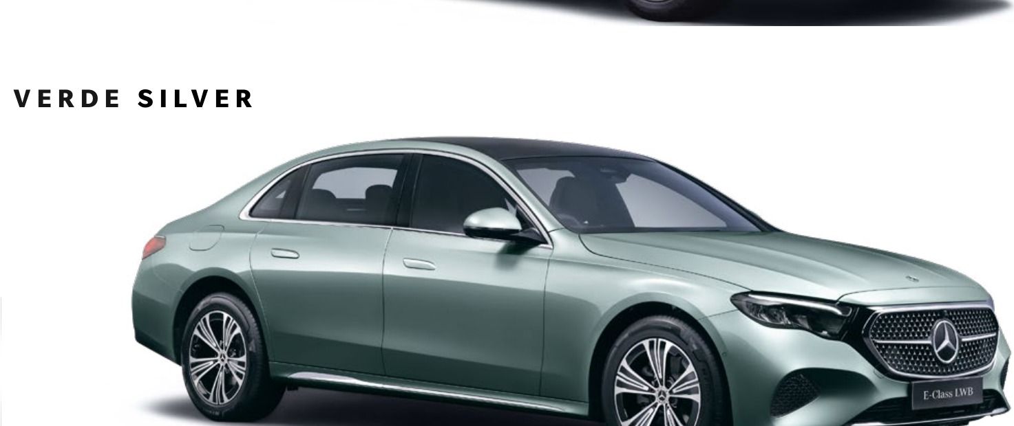 Mercedes-Benz E-Class in Verde Silver