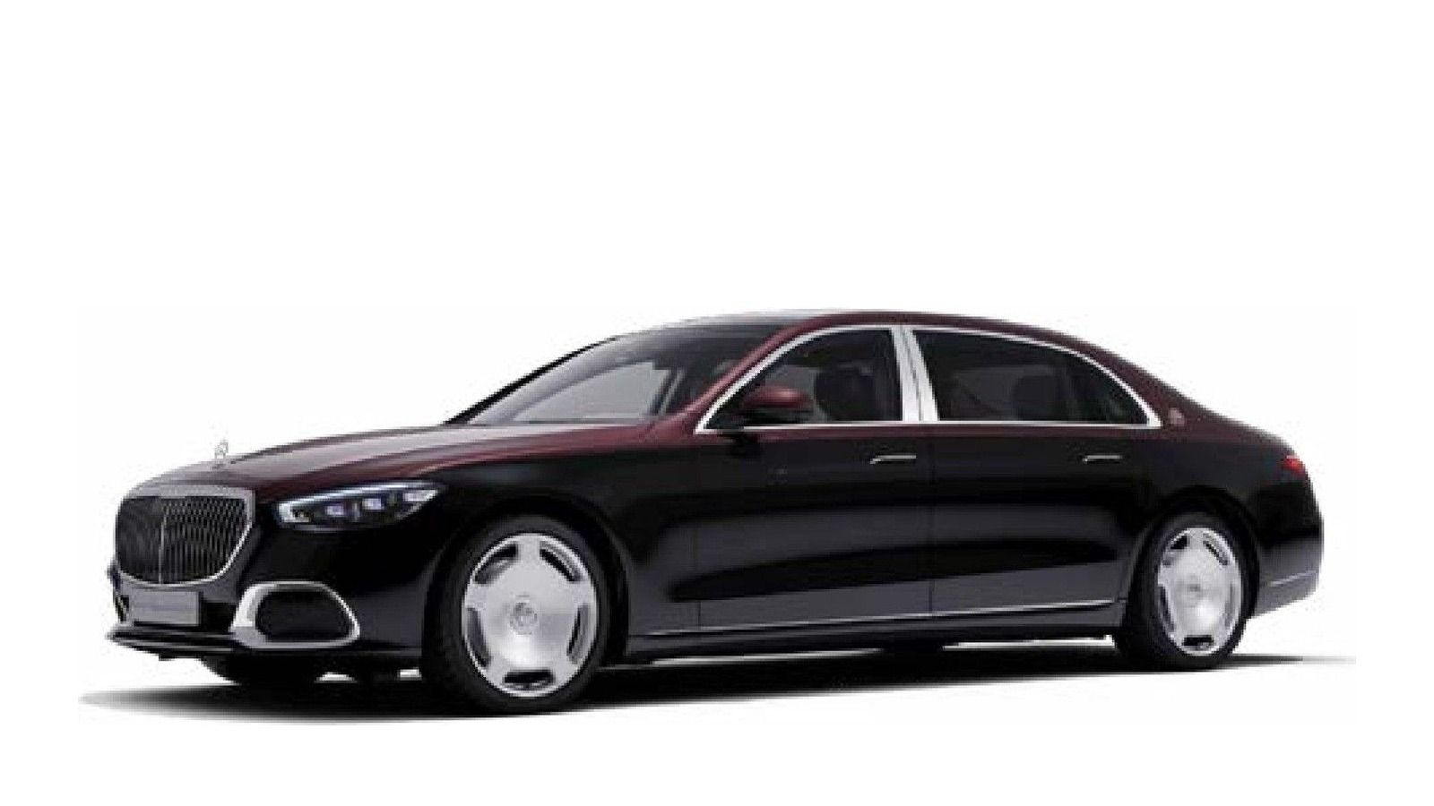 Mercedes-Benz Mercedes-Maybach S-Class in Obsidian Black / Rubellite Red