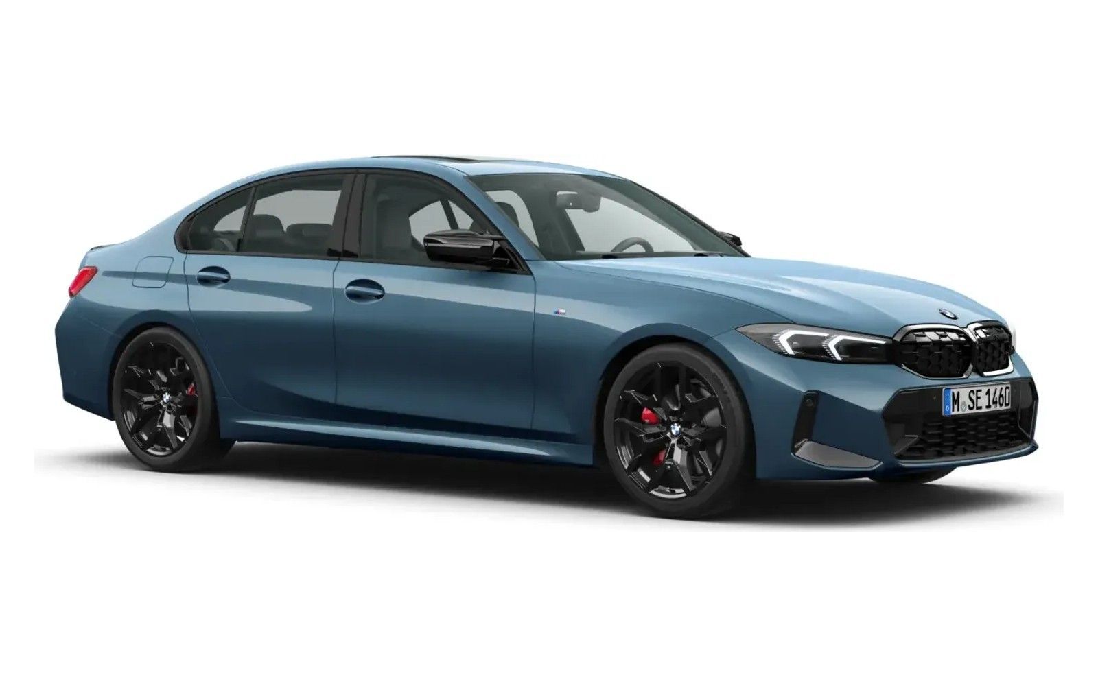 BMW M340i in Arctic Race Blue metallic