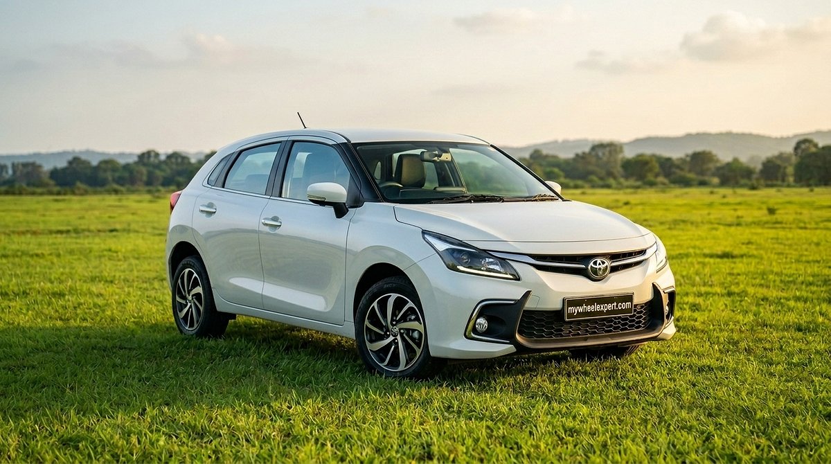 Glanza (2022-2026) in Pearl White colour