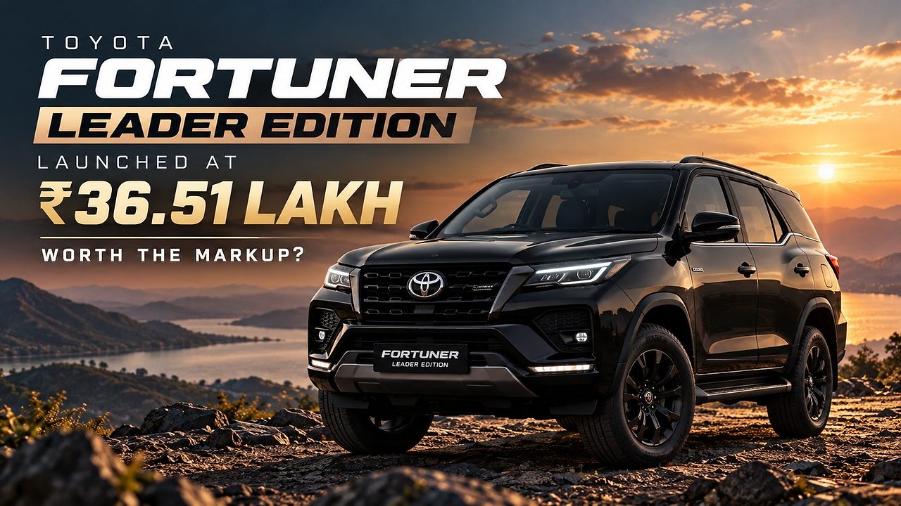 Toyota Fortuner Leader Edition launched at ₹36.51 lakh: worth the markup?
