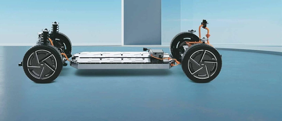 Hyundai Ioniq 5, E-GMP platform with 84 kWh liquid-cooled battery pack