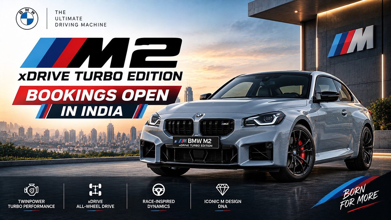 BMW M2 xDrive Turbo Edition: Bookings Open in India, Price TBA