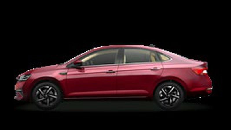 Skoda Slavia in Cherry Red