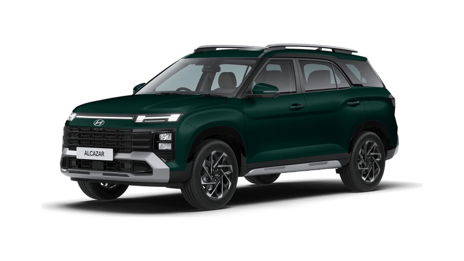 Hyundai Alcazar in Robust Emerald Matte
