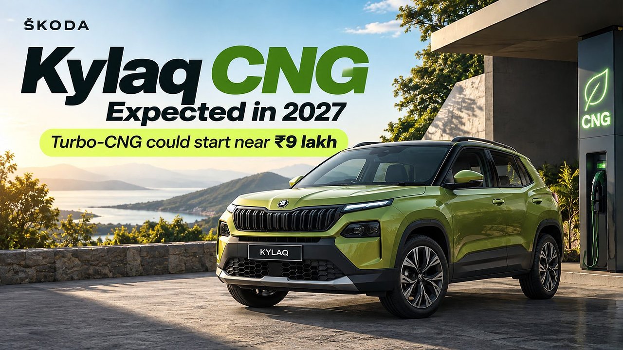 Skoda Kylaq CNG expected in 2027: turbo-CNG could start near ₹9 lakh