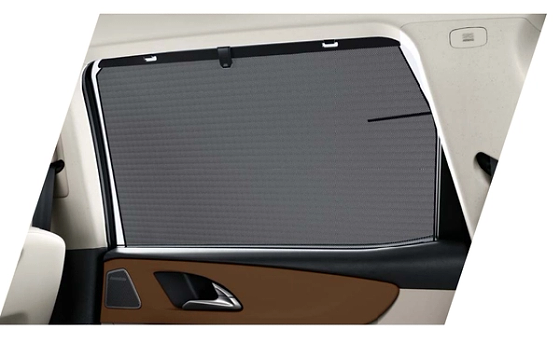 Mahindra XUV 7XO, Retractable rear-door sunblinds