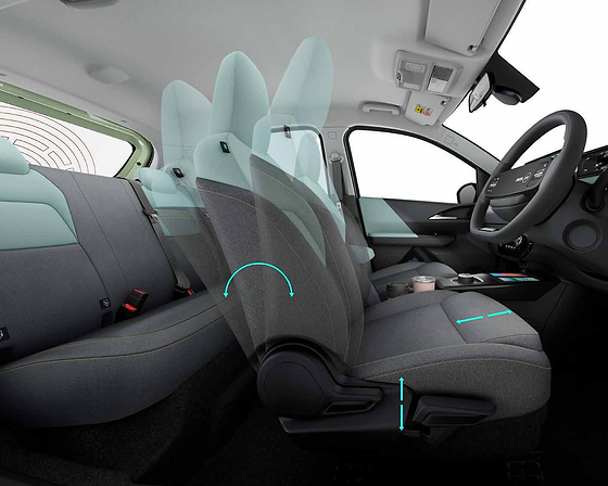 Tata Tiago EV, Height-adjustable driver seat for your perfect driving position
