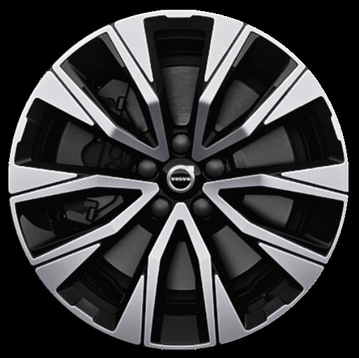 Volvo XC60 — 48.26 cm (19-inch) 5-V Spoke Black Diamond-cut alloy wheels
