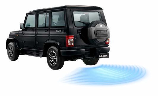 Mahindra Bolero — Reverse parking alert system