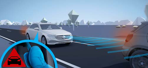 Mercedes-Benz Mercedes-AMG GLA 35 4MATIC — Active Brake Assist warns of and can brake for an impending frontal collision