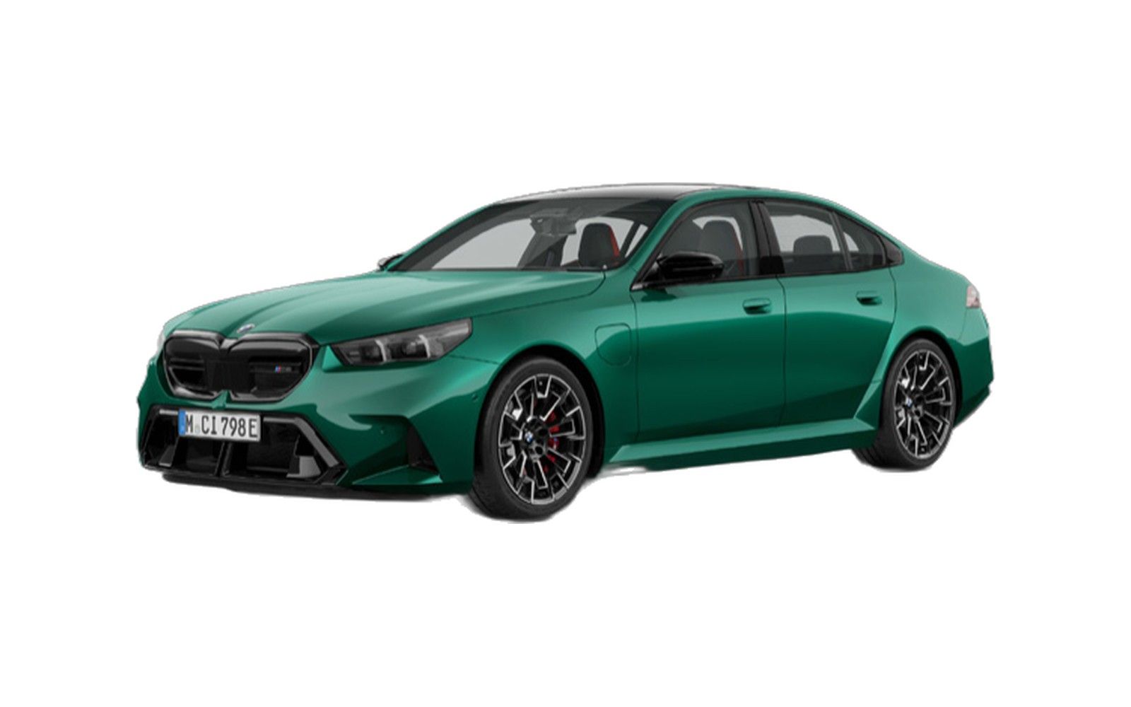 BMW M5 — front three-quarter view