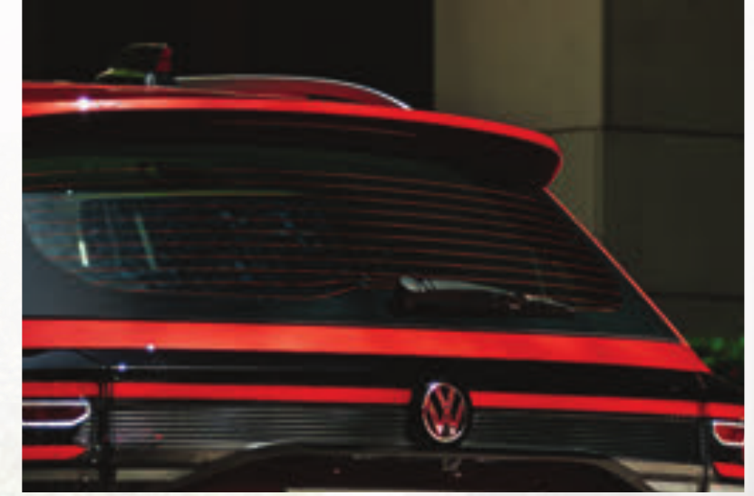 Volkswagen Taigun — Rear wiper with roof-mounted spoiler