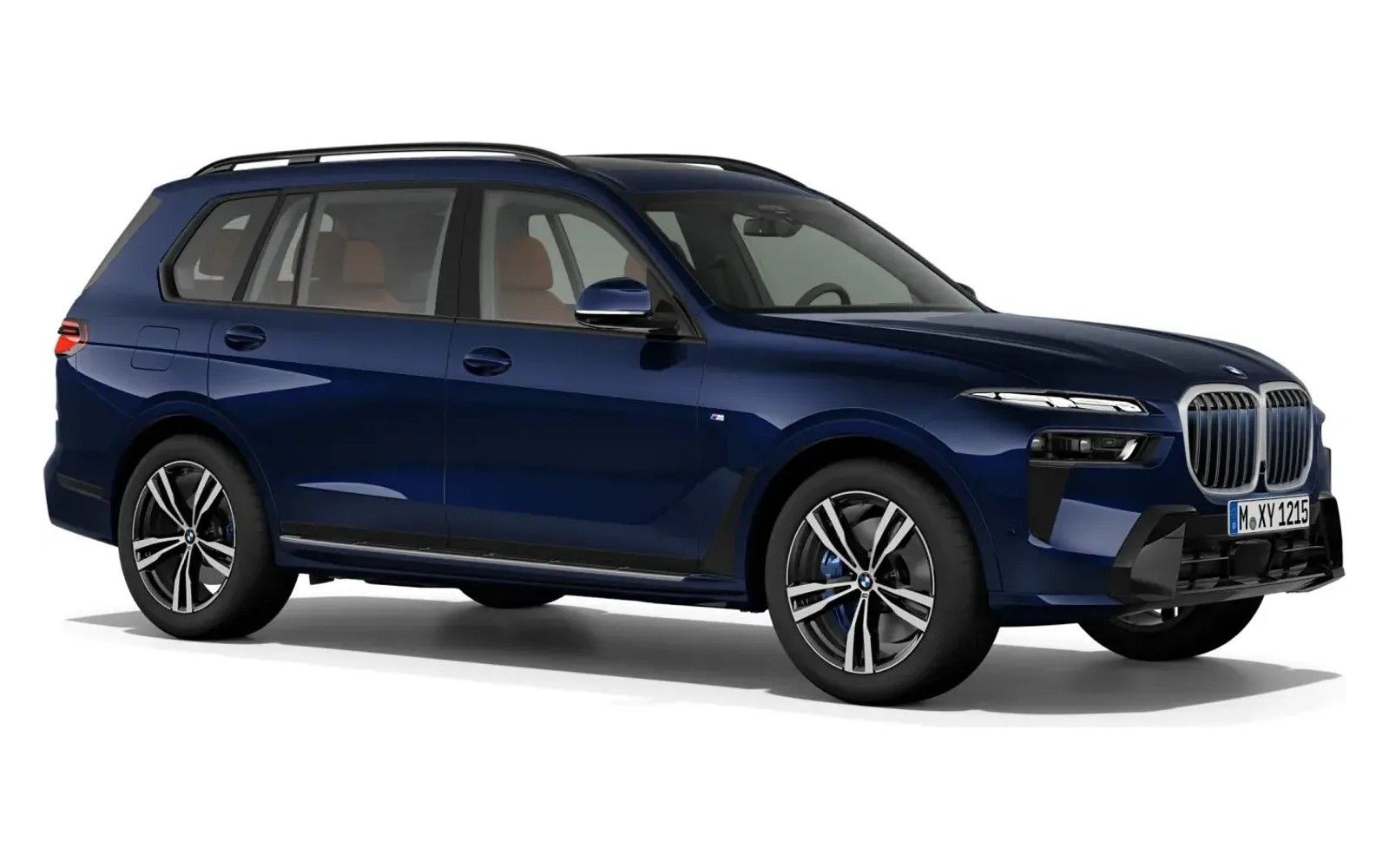 BMW X7 in BMW Individual Tanzanite Blue Metallic