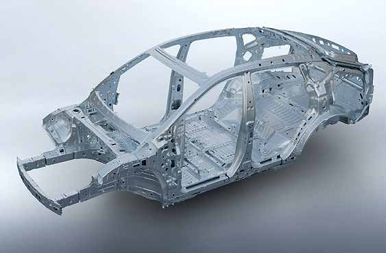 Mahindra XEV 9e, Reinforced body-in-white structure engineered for frontal and side crash protection