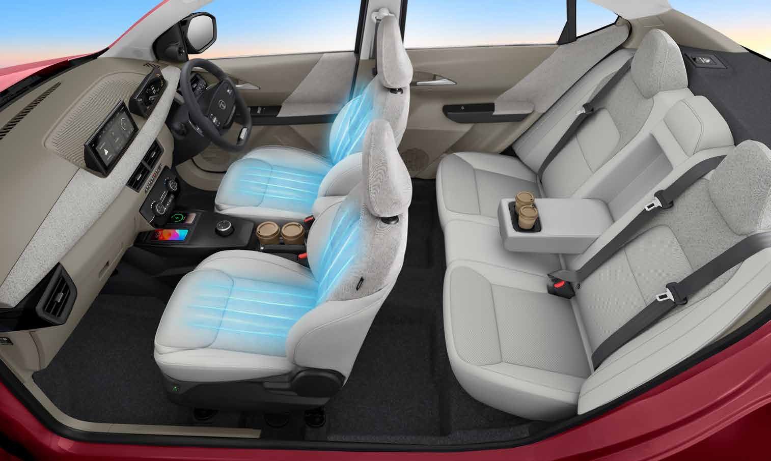 Tata Aeris, The iCNG keeps the ventilated front seats, rear AC vents and full cabin kit