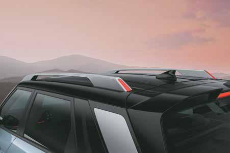 Hyundai Venue N Line — Bridge type roof rails with red highlights