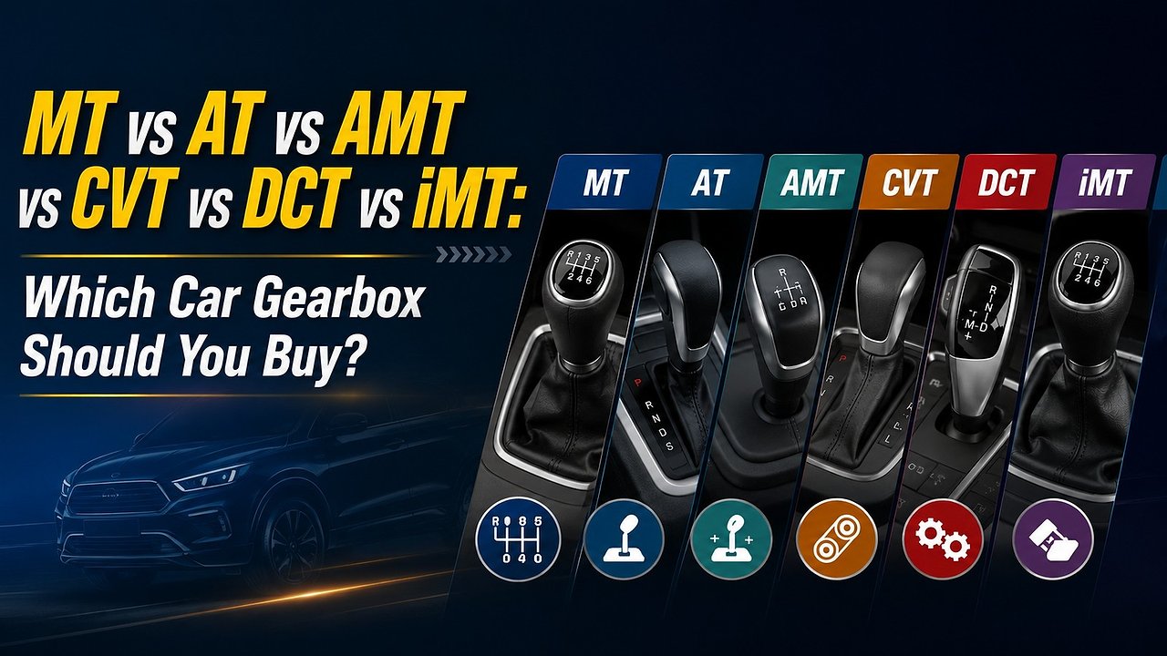 MT vs AT vs AMT vs CVT vs DCT vs iMT: Which Car Gearbox Should You Buy?