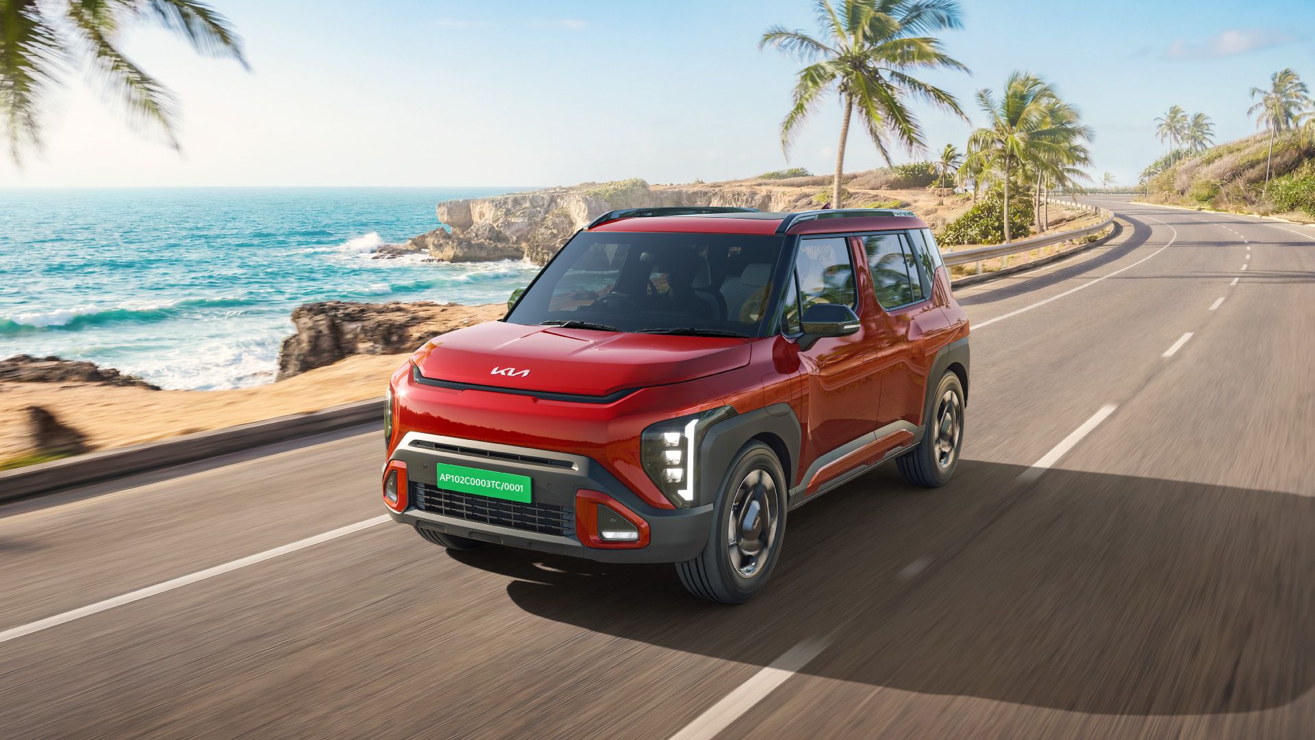 Kia Syros EV — Bold electric SUV styling with best-in-segment 171 PS and 526 km range