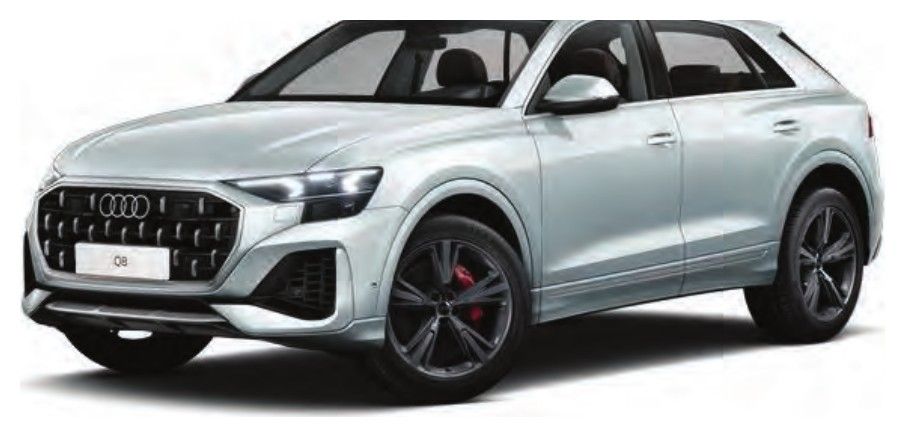 Audi Q8 in Satellite Silver