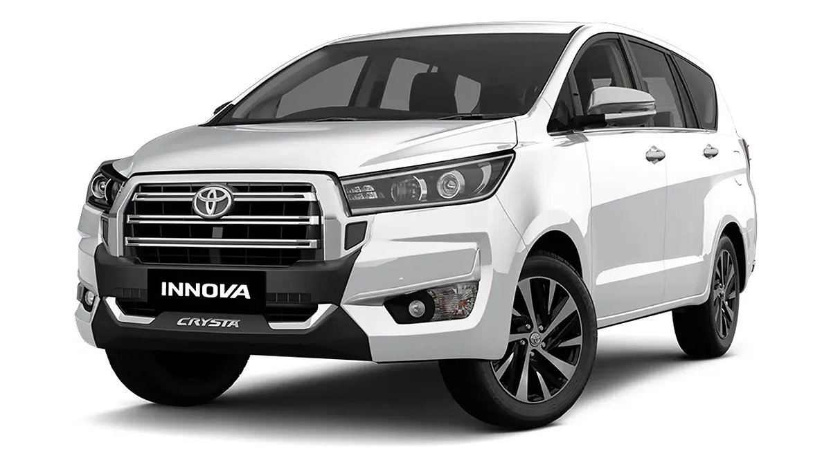 Innova Crysta in Super White colour