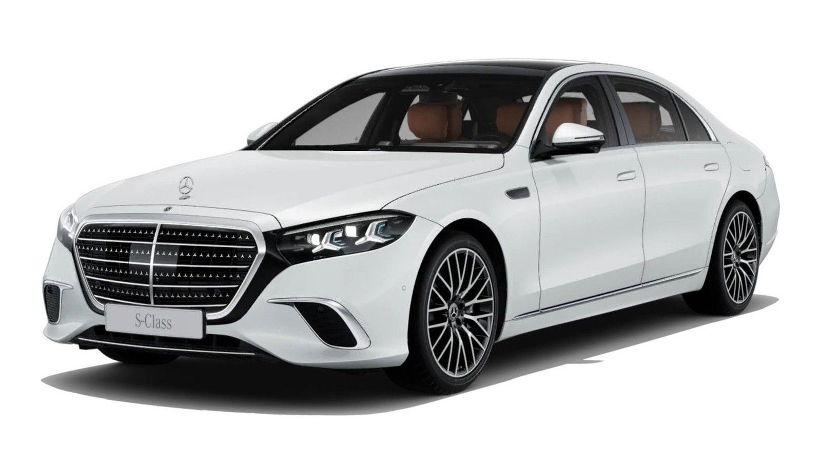 Mercedes-Benz S-Class in Opalite White Bright