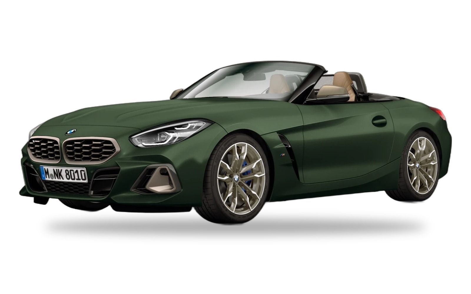 BMW Z4 in Frozen Deep Green II Metallic