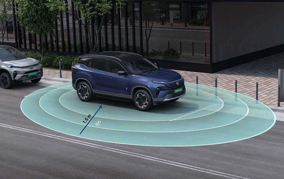 Tata Harrier EV, Digi Access powered by ultra-wideband (UWB) - lock, unlock, park, summon or start via keyfob, smartphone digital key or smart card