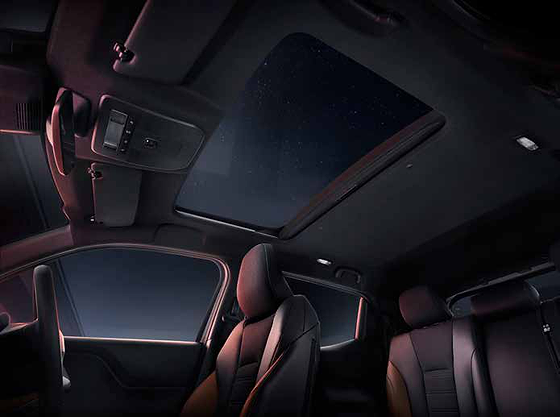 Toyota Urban Cruiser Ebella, Panoramic glass roof
