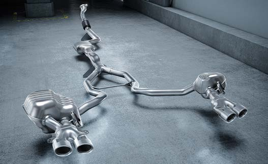 Mercedes-Benz Mercedes-AMG GLC 43 4MATIC Coupe — AMG performance exhaust system with variable sound control and twin round tailpipe trims.