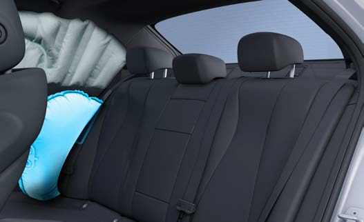 Mercedes-Benz Mercedes-AMG GLE 53 Coupe — Rear side airbags help protect the chest area of the outer rear occupants in a side impact