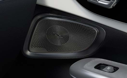 Mercedes-Benz Mercedes-AMG GLC 43 4MATIC Coupe — Burmester 3D surround sound system with 15 speakers and 710 watts of output.
