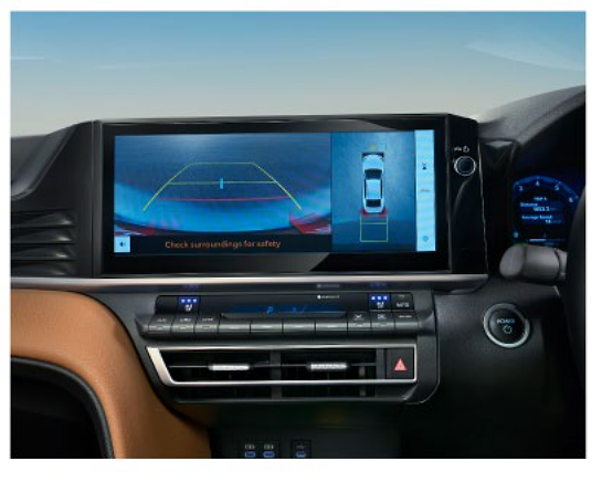 Toyota Camry, 360-degree panoramic view monitor for confident parking and manoeuvring