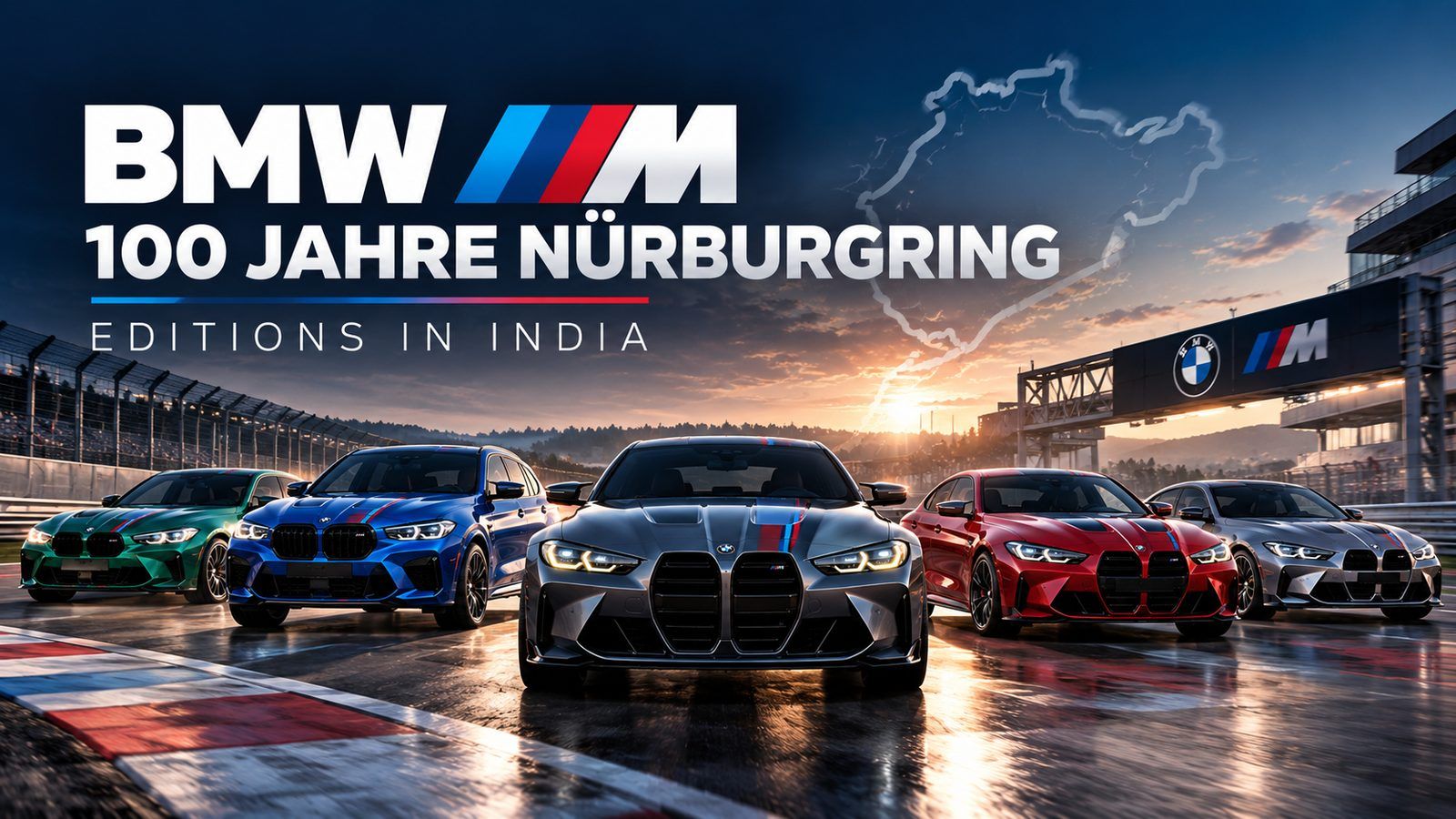 BMW M's '100 Jahre Nürburgring' editions come to India across five M-cars
