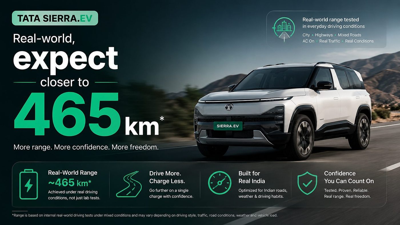 Seirra Ev range