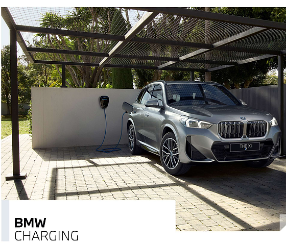 BMW iX1, Home charging at a BMW Wallbox charger