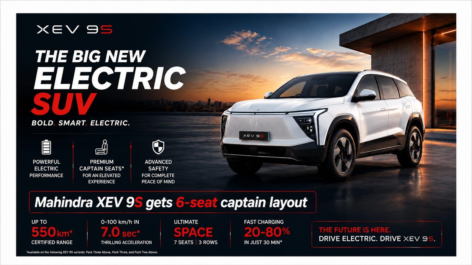 Mahindra XEV 9S gets 6-seat captain layout at ₹25,000 premium