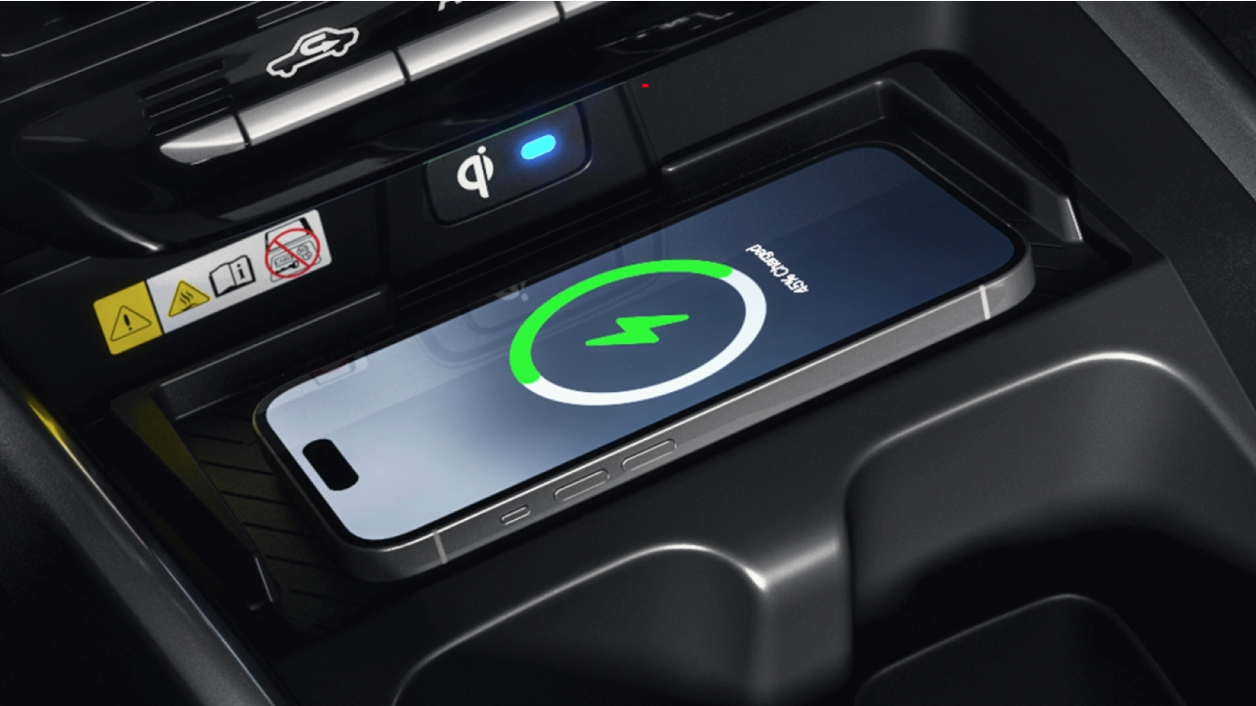 Maruti Suzuki Baleno — Wireless charging dock with active cooling, from Zeta.
