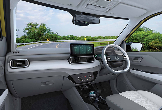 Tata Punch EV, Dual-tone dashboard with 26.03 cm HD infotainment by HARMAN and 26.03 cm digital cockpit