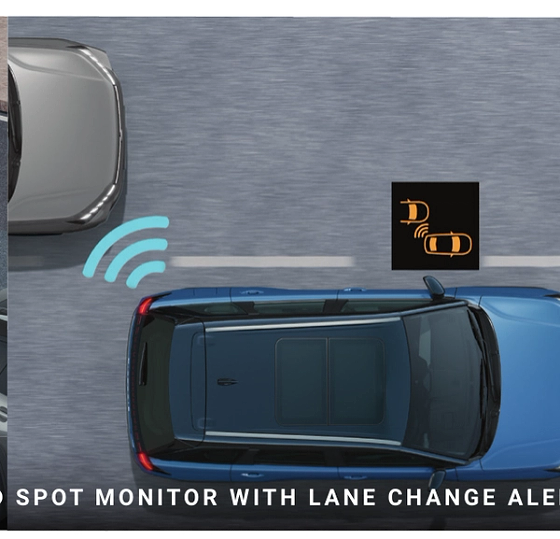 Maruti Suzuki Victoris, Blind spot monitor with lane change alert