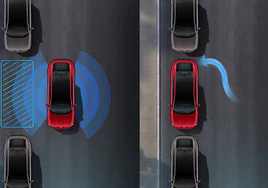 Mahindra XEV 9e, AutoPark automated parking takes the wheel