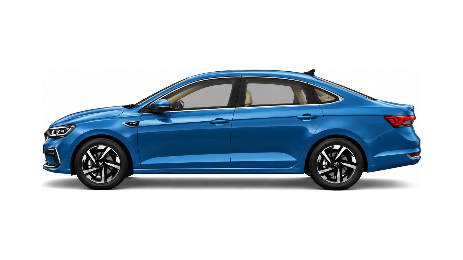 Skoda Slavia in Lava Blue
