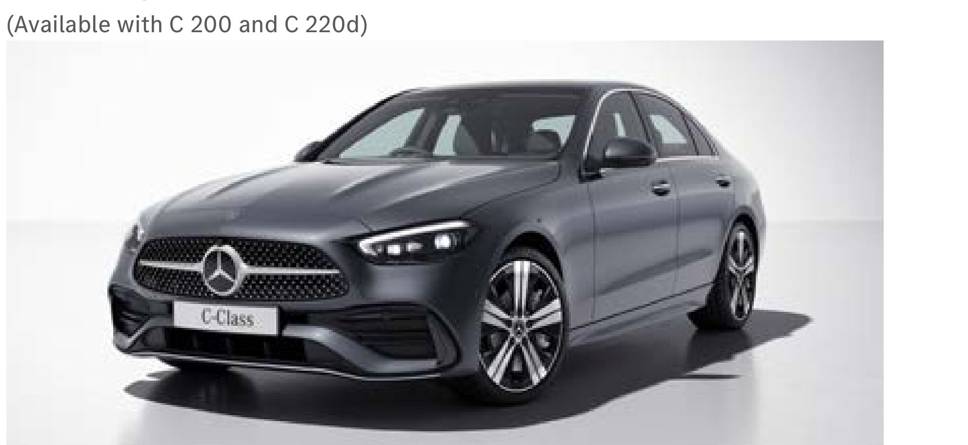 Mercedes-Benz C-Class in Selenite Grey