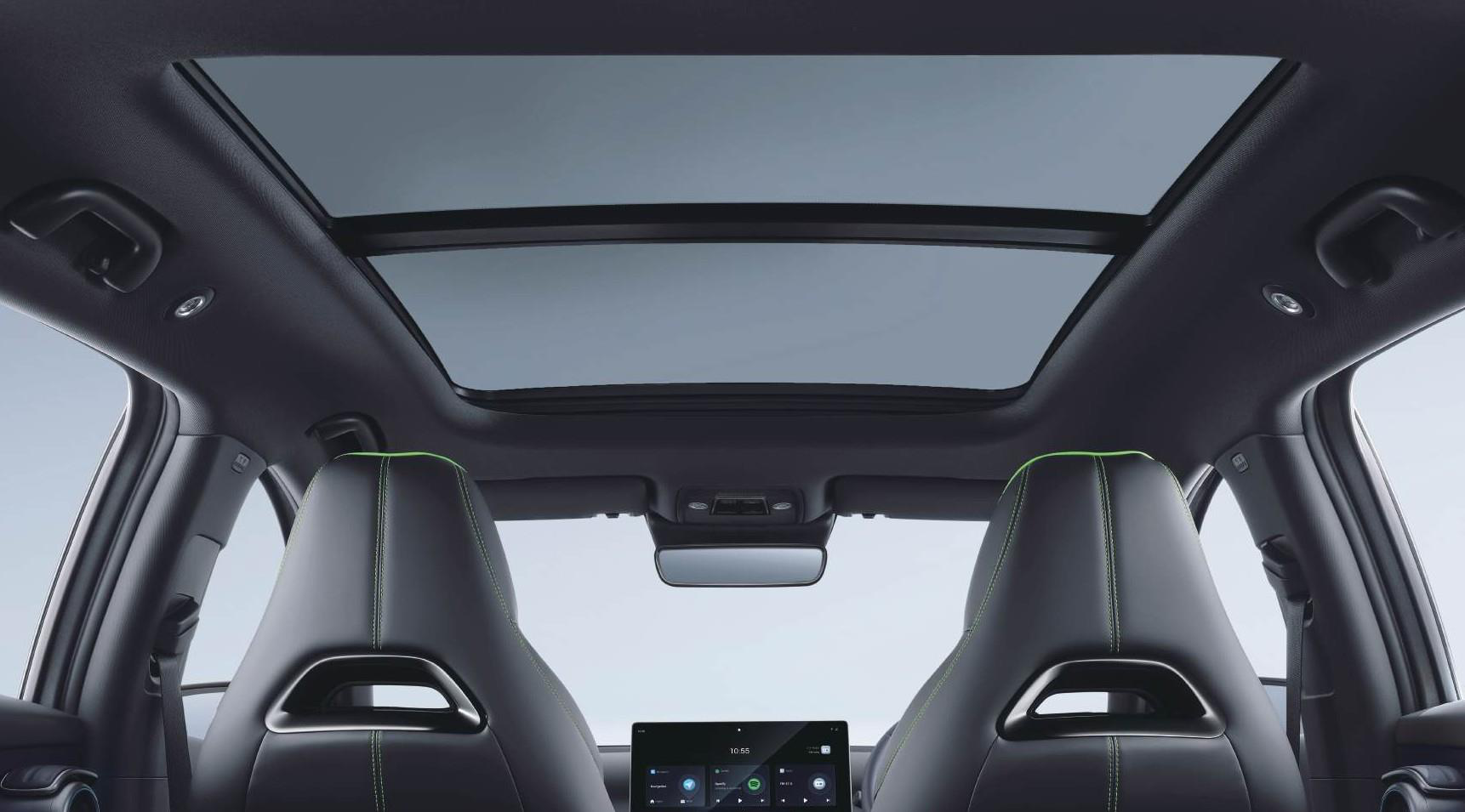 BYD Atto 3 — Panoramic glass sunroof stretching over the front and rear rows