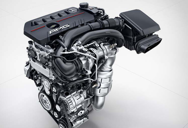 Mercedes-Benz Mercedes-AMG GLA 35 4MATIC — AMG-enhanced 2.0-litre turbocharged four-cylinder petrol engine