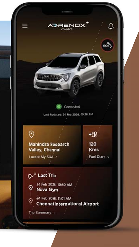 Mahindra XUV 7XO, ADRENOX+ Connect with 93 connected features