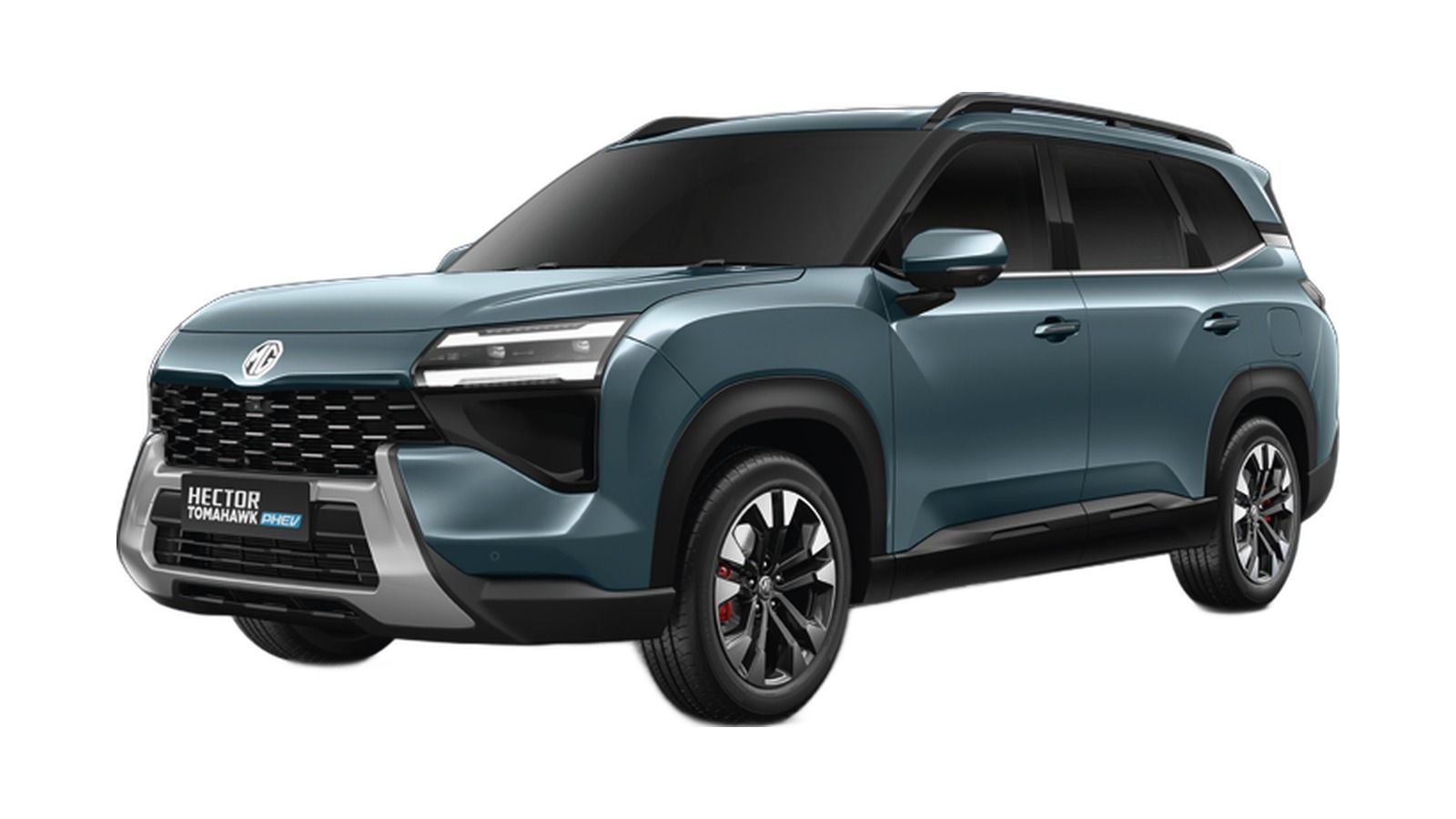 MG Hector Tomahawk PHEV in Turquoise Green