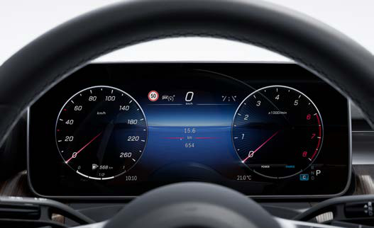 Mercedes-Benz CLE Cabriolet — Digital driver display / instrument cluster